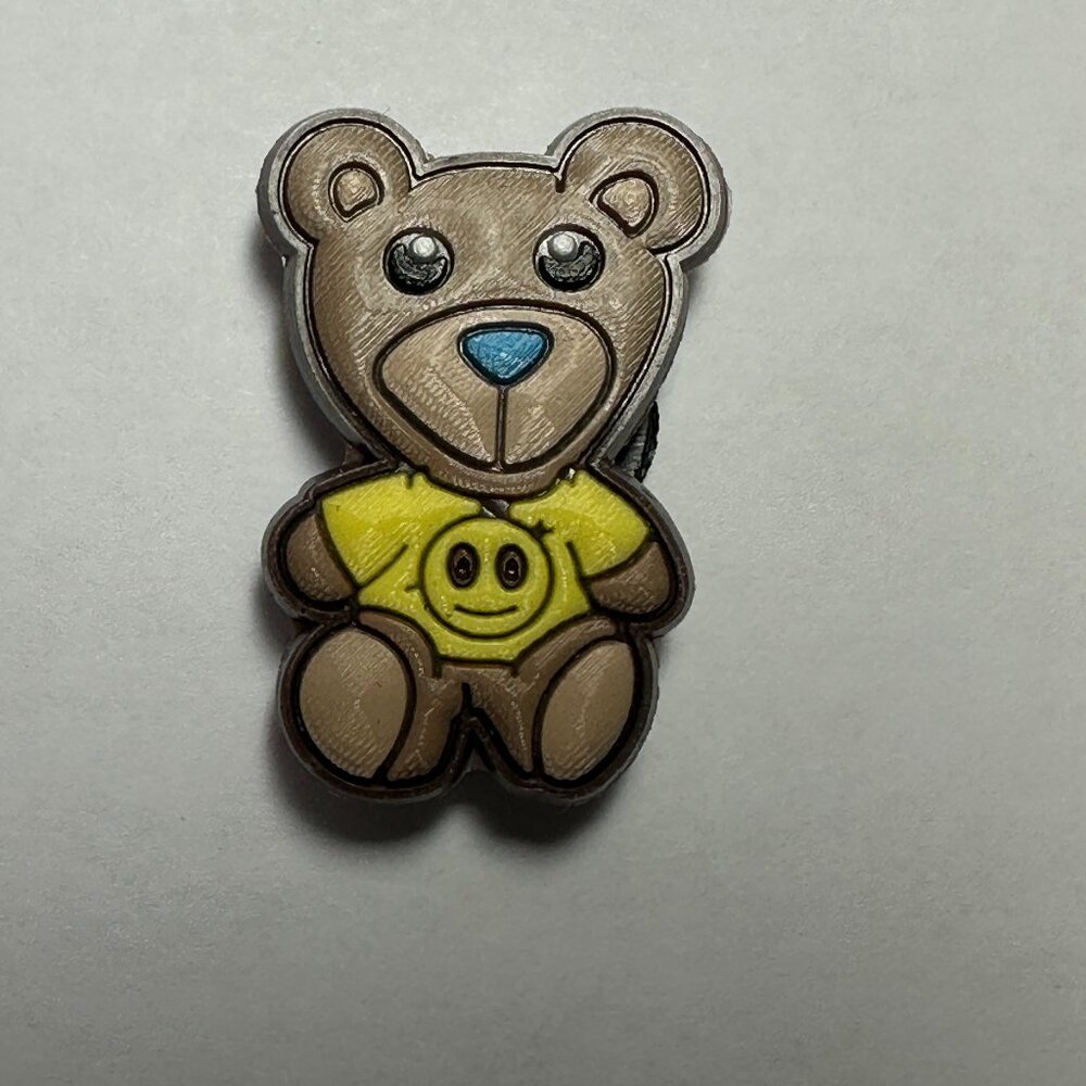 Teddy Bear Croc Charm